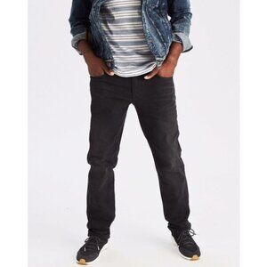 American Eagle Men's Black Jeans Slim Straight Leg - Size 31 x 30